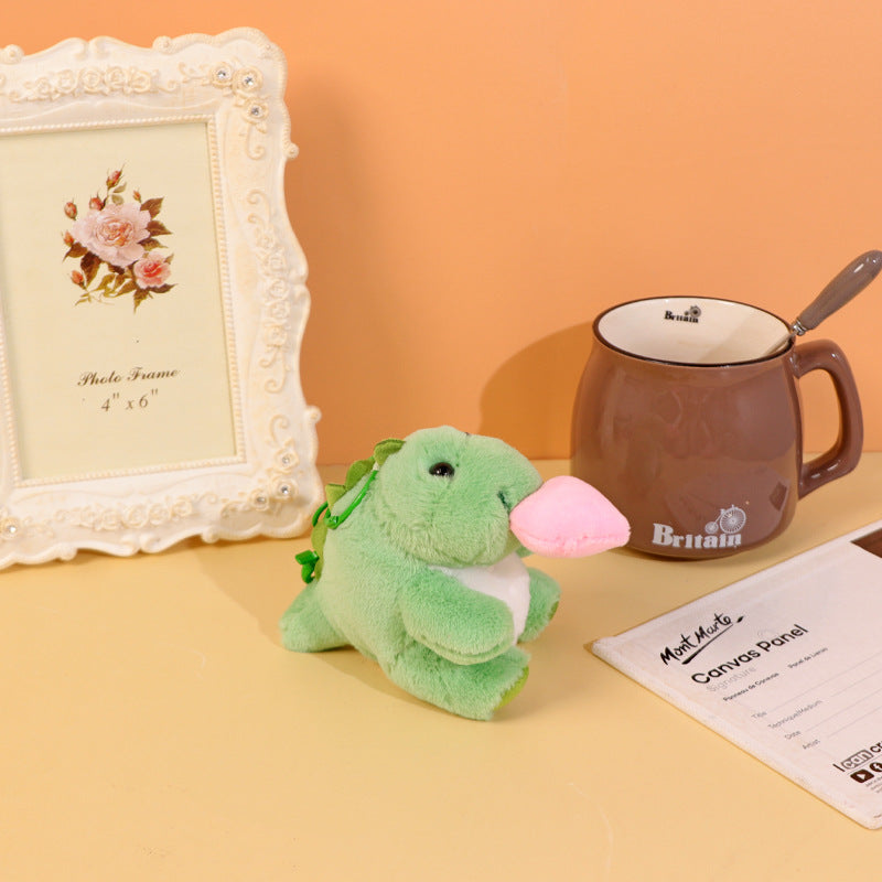 Wholesale Stretchable Love Dinosaur Plush Keychain